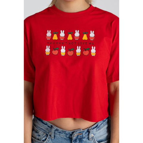 Miffy Cropped T-shirt - Can't Not Love Me