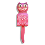 Cat Clock - Pink Pearls