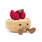 Jellycat Amuseables Fleurette Tarte aux Fraises 🍰 More Available for In-Store Purchase Only!