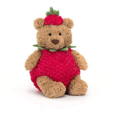 Jellycat Bartholomew Bear Strawberry 🐻🍓