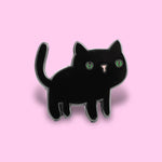 Enamel Pin  - Black Cat