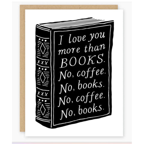 Books And Coffee Card