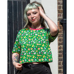 Dipstick Store Bugs Cropped Boxy Tee