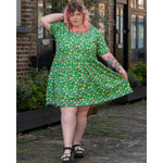Dipstick Store Bugs Stretch Smock Dress