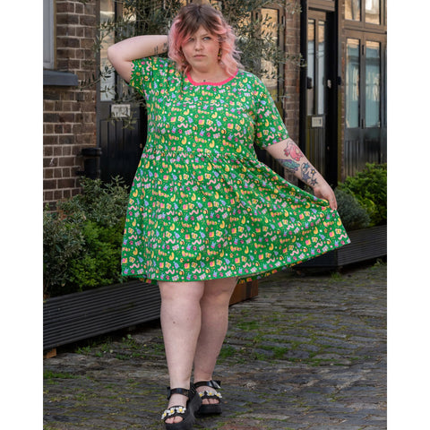 Dipstick Store Bugs Stretch Smock Dress