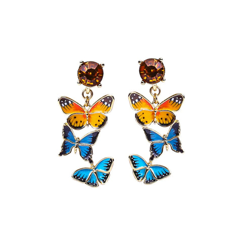 Butterfly Drop Earrings