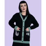 Purrfect Cats Long Cardigan