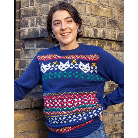 Cat Fair Isle Jumper