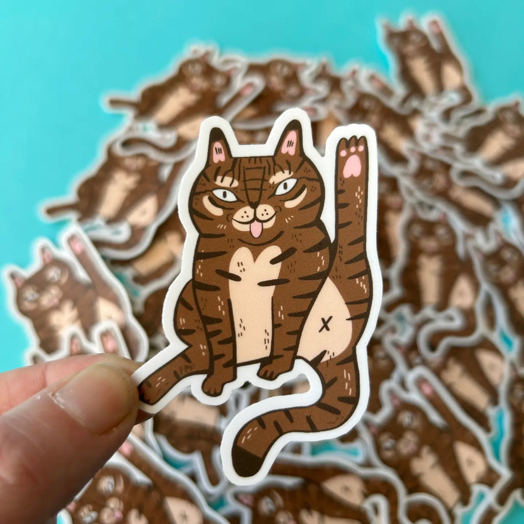 Licker Sticker Cat Licking Sticker – Giant Kitten