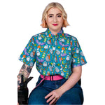 Run and fly halloween cauldron cats unisex shirt