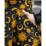 Celestial Flared Pinafore Dress
