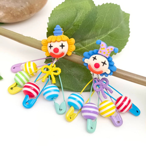 Earrings - Clowns