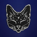 Cosmic cat iron on patch