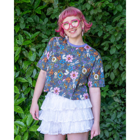Cottagecore Cropped Boxy Tee