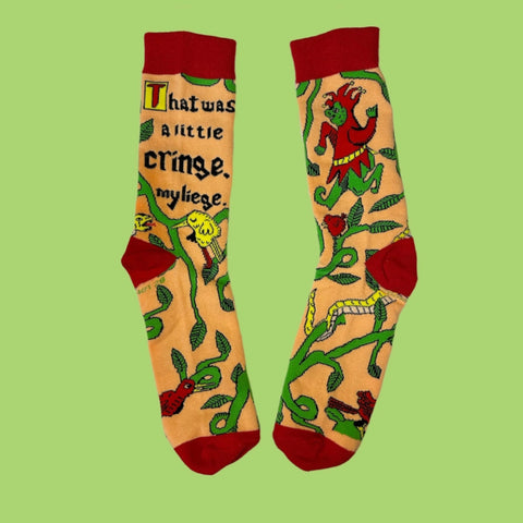 Cringe My Liege Crew Socks