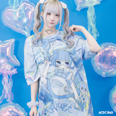 ACDC Rag T-Shirt - Japanese Import - Cyber Jellyfish