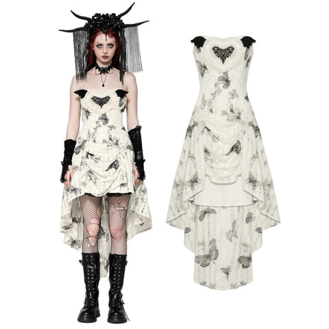 Embroidered Butterfly Dress