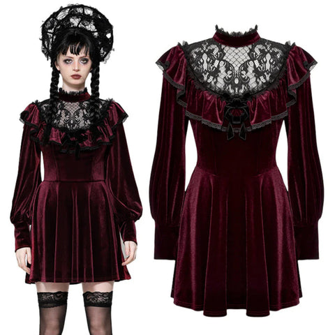 Red Velvet Dress