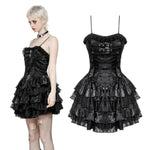 Leather Layered Dress