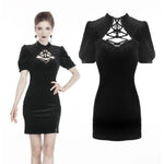 Lace-up Bodycon Dress