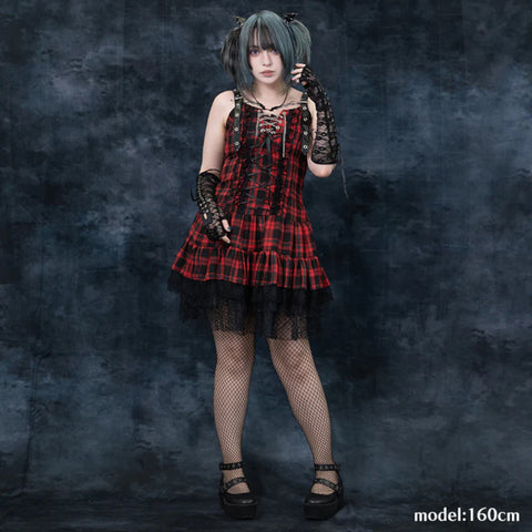 ACDC Rag Dress - Japanese Import - Tartan Dress