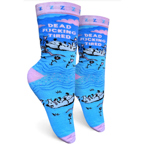 Ladies Ankle Socks - Dead F***ing Tired