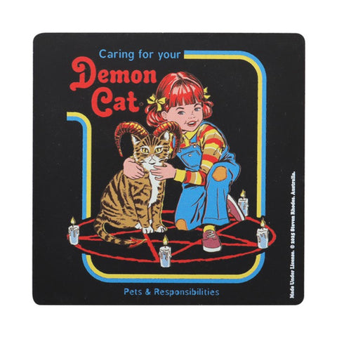 Steven Rhodes Coaster - Demon Cat