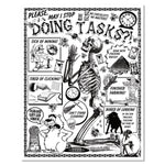 8" x 10" Print - Doing Tasks