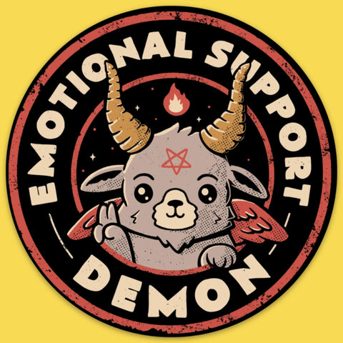 Sticker - Emotional Support Demon