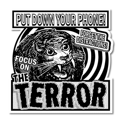 Sticker - Focus On The Terror