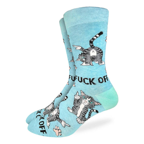 Mens Socks - F*** Off Cats