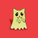 Enamel Pin  - Ghost Cat