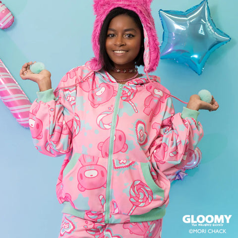 ACDC Rag Hoodie - Japanese Import - Gloomy Bear (Pastel Pink)