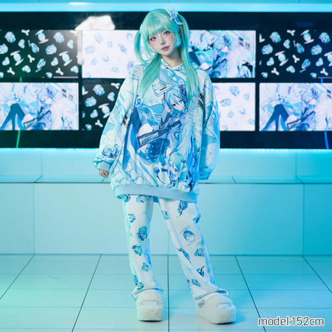 ACDC Rag Hoodie - Japanese Import - Hatsune Miku (White)
