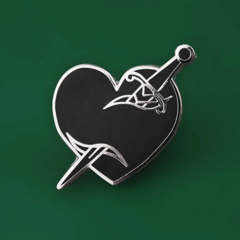 Enamel Pin  - Heart And Dagger