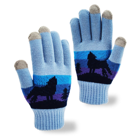 Knitted Gloves - Howl Of Twilight