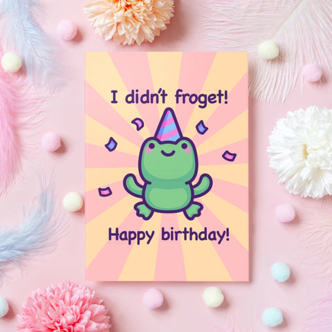I Didn't Froget Card