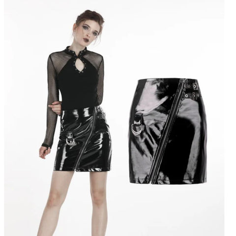 Shiny Short Skirt