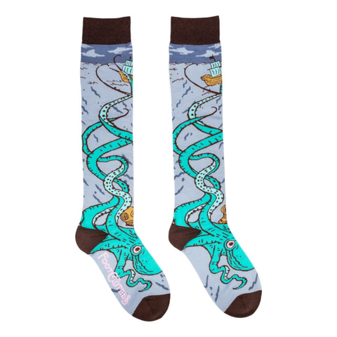 Knee High Socks - Kraken