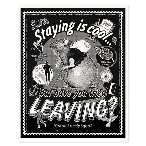 8" x 10" Print - Leaving