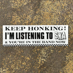 Bumper Sticker - Listening To Ska