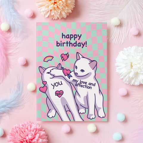 Love And Affection Birthday Card