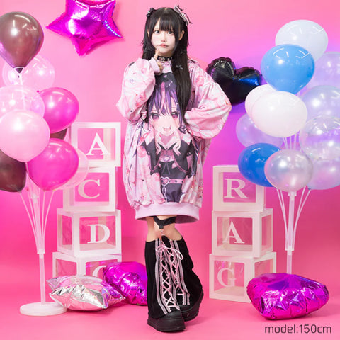 ACDC Rag Hoodie - Japanese Import - Love Girl (Pink)