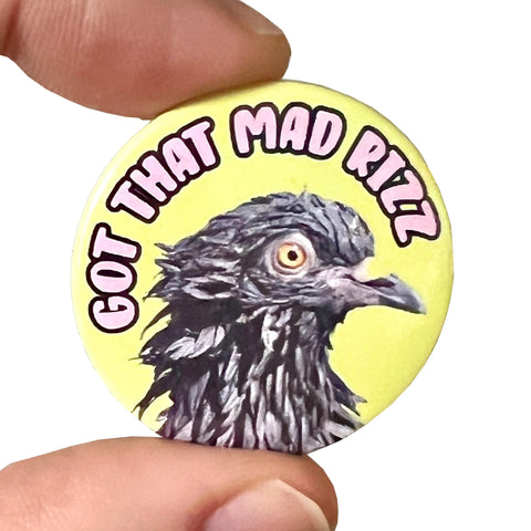 Pin Badge  - Mad Rizz