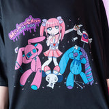 ACDC Rag Menhera-Chan Mill Nero T-Shirt - Japanese Import - Black