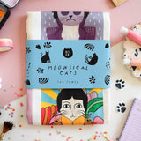 Tea Towel - Meowsical Cats