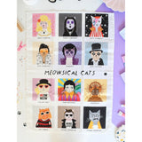 Tea Towel - Meowsical Cats