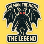 Sticker - The Man, The Moth, The Legend