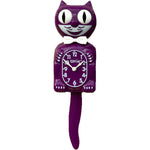 Cat Clock - Purple Bowtie