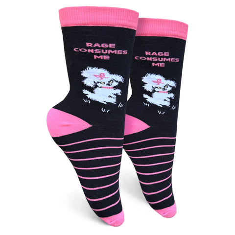 Ladies Ankle Socks - Rage Consumes Me